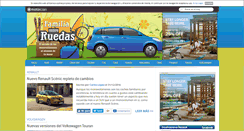 Desktop Screenshot of familiasobreruedas.com