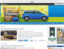 Tablet Screenshot of familiasobreruedas.com